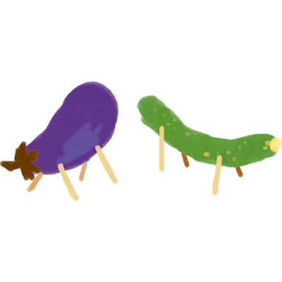 お盆 イラスト