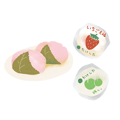 和菓子の日 イラスト